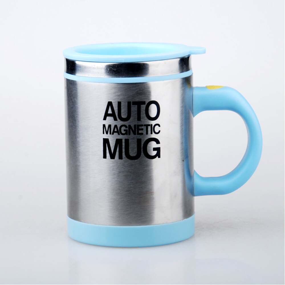Tasse magnétique automatique de 400ML | Tasse à café, tasse magnétique automatique en acier inoxydable, tasse à mélanger isolée verres à boisson: Bleu