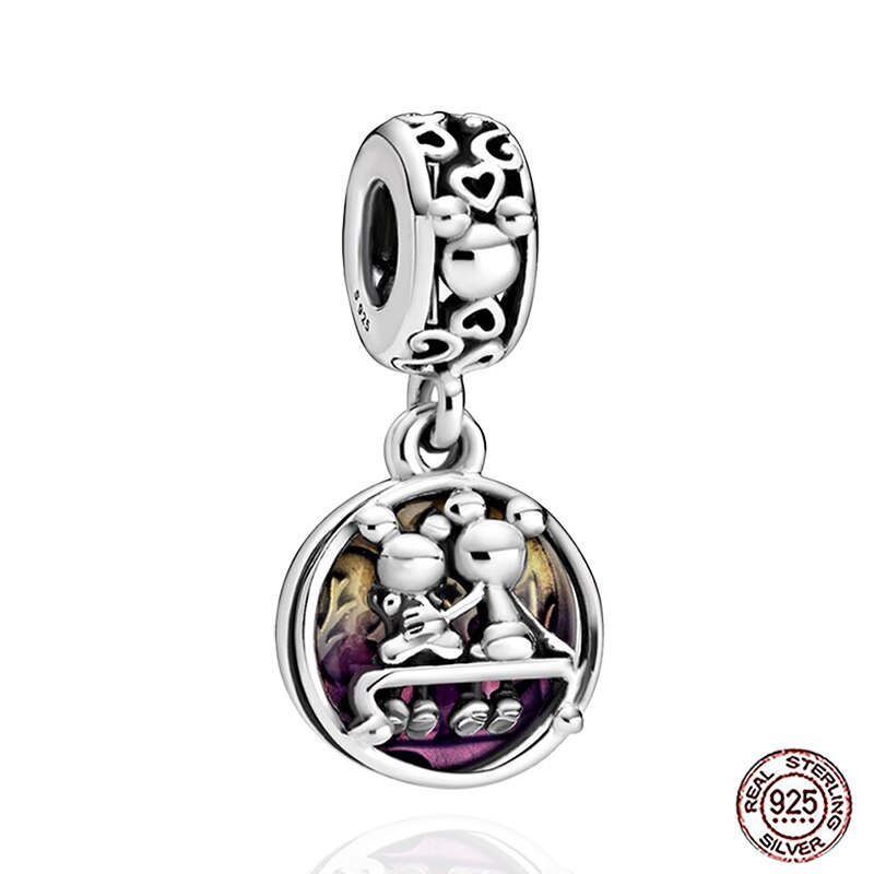 2020 nuovo Stile Animale FAI DA TE Cute Dog Pendenti E Ciondoli Branello Branelli di Fascino Del Braccialetto Delle Donne 925 Originale 925 Gioielli In Argento Sterling che fanno: PY0197