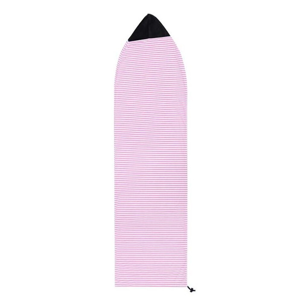 Malha de flanela surfboard capa protetora macio estiramento esportes aquáticos snowboard longo board meias capa surf acessórios: pink 230x50cm