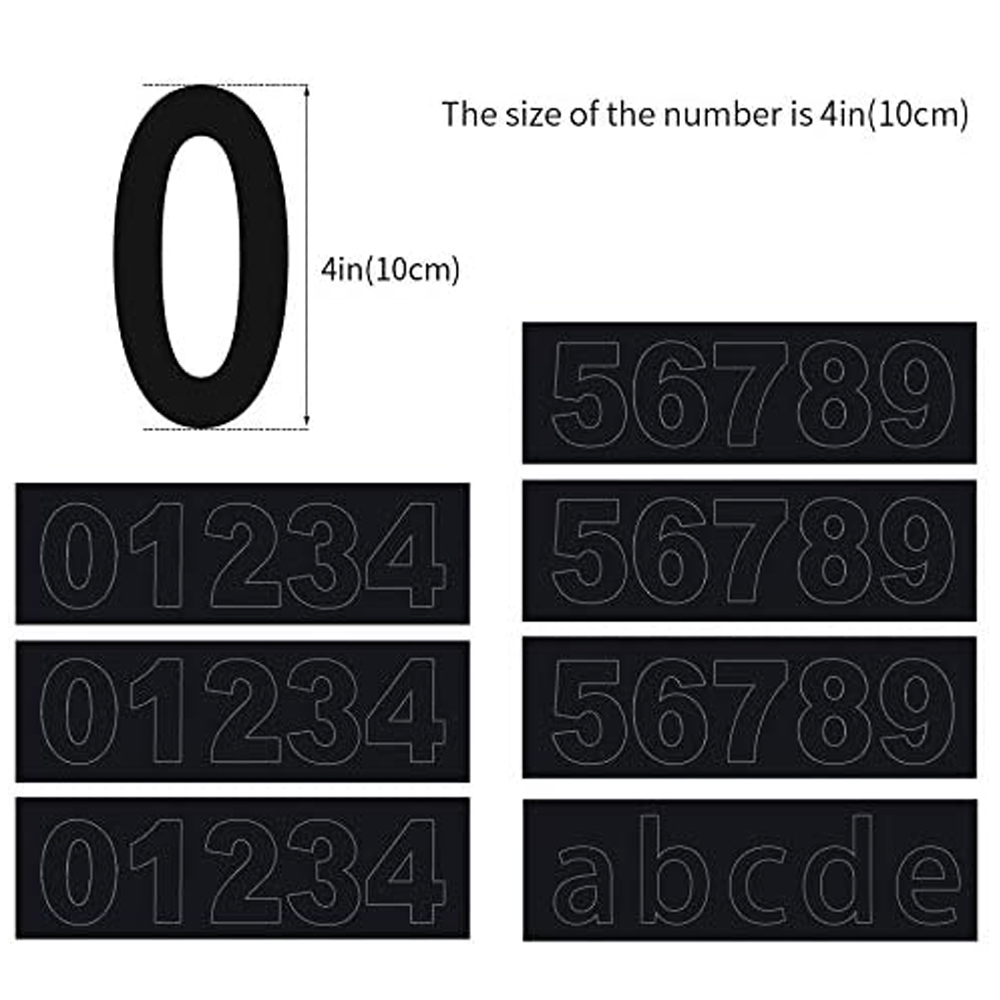 Led Solar Huis Nummer Licht Waterdicht Buitenmuurlicht Draadloze Sunpower Tuindeur Decoratieve Adresbord Lamp