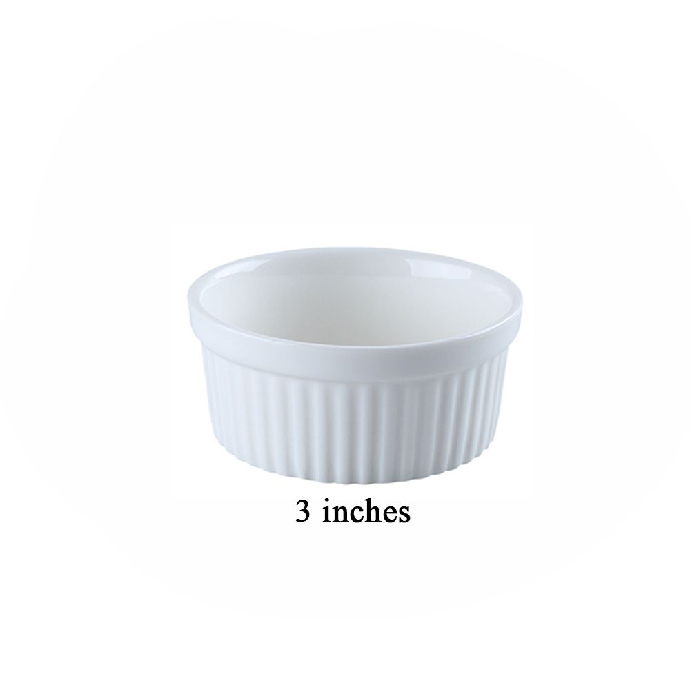 Bowls Cake Bowl Dessert Bowl Baking Cup Baked Pudding Pudding Cup Pudding Contest Ceramics Bowls: 3 inches
