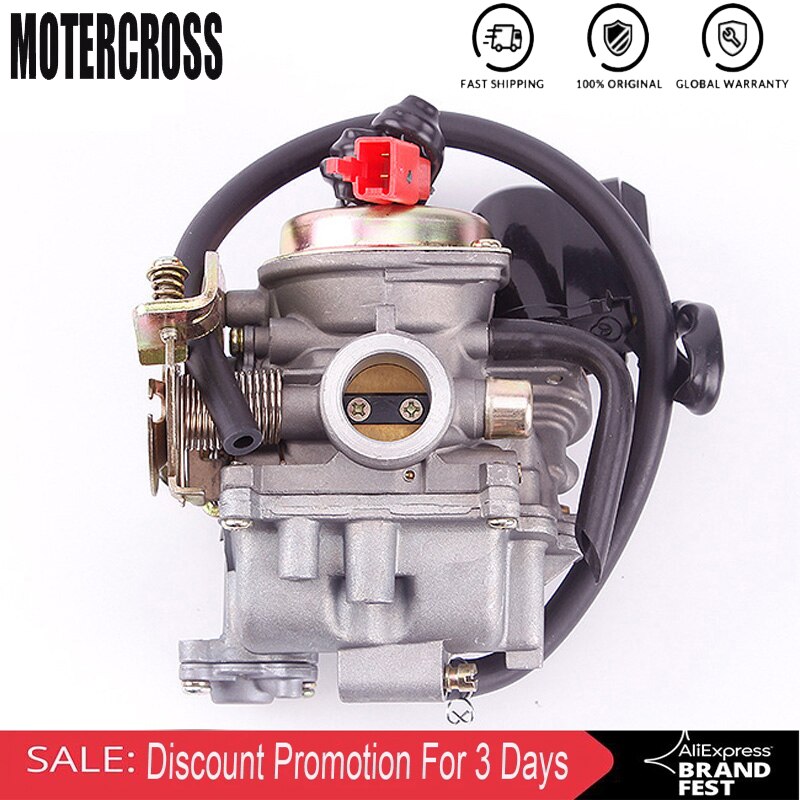 Carburateur quad pour Kymco, mobilité, Yager 50cc 4T 139QMB 139QMA, 19mm PD19J, vitalité pour 50 personnes S 50 Super 8