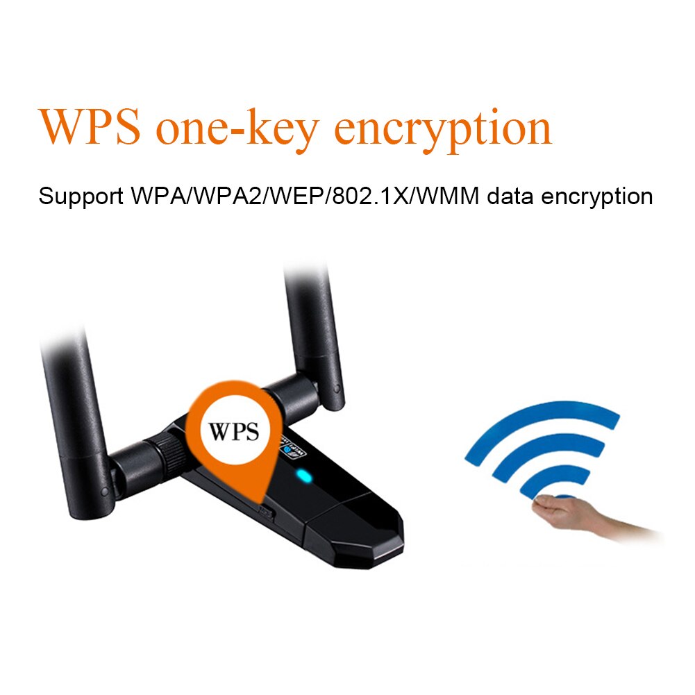 1200M RTL8812AU 2.4 5.8Ghz Dual Band Usb 3.0 Wifi Ontvanger Dongle Netwerkkaart Desktop Dual Band Draadloze Wifi adapter