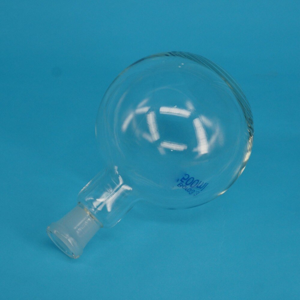 500Ml 19/26 Borosilicaatglas Korte Hals Platte Kolf Kolf Voor Laboratorium