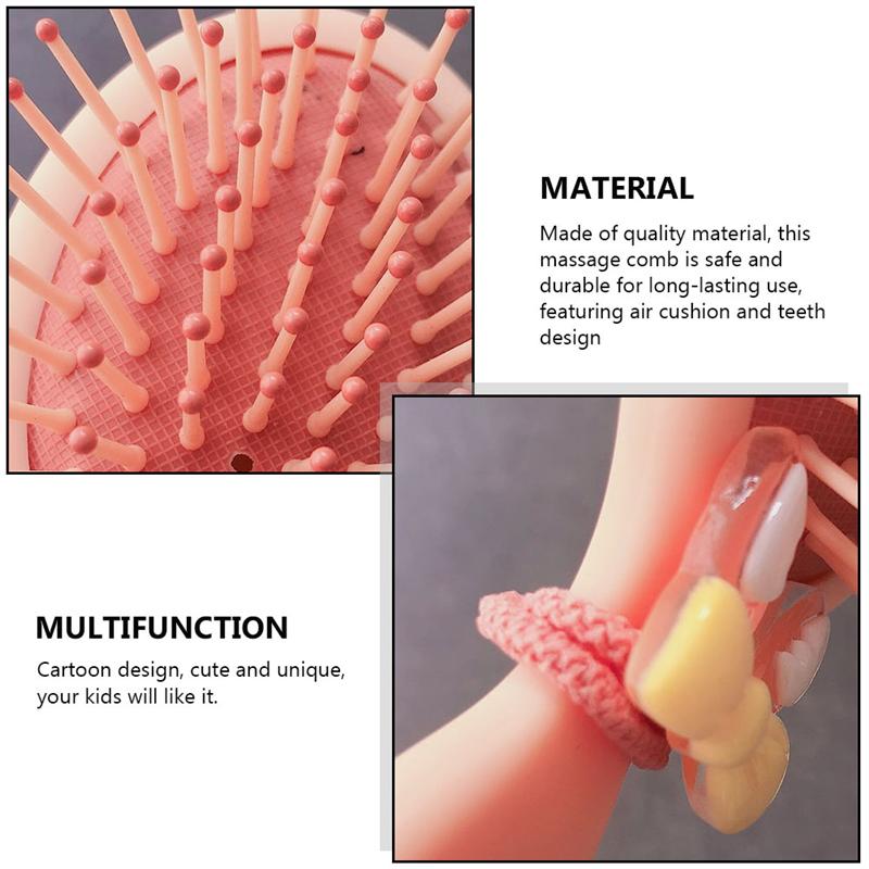 2Pcs Hairstyling Kammen Luchtkussen Kammen Draagbare Kammen (Assorti Kleur)