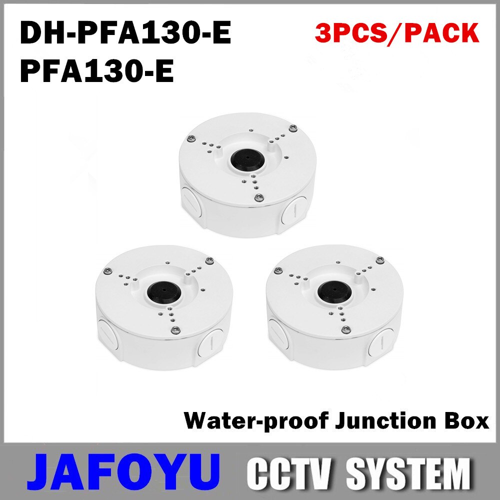 1 Stks/pak Of Meer Dh PFA130-E Waterdichte Aansluitdoos DH-PFA130-E Cctv Accessoire Voor Ip Camera Hdcvi Security Camera Dome Camera: 3PCS PACK