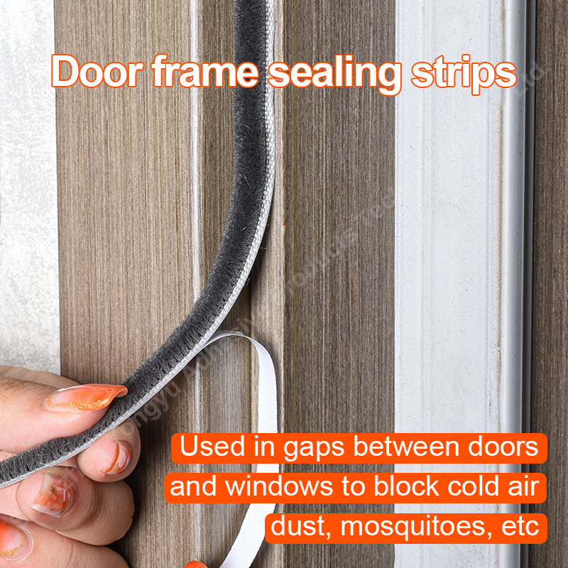 Selvklebende tetningslist for vinduer og dører lydisolering, vindtett, støvtett, sterkere klebrighet