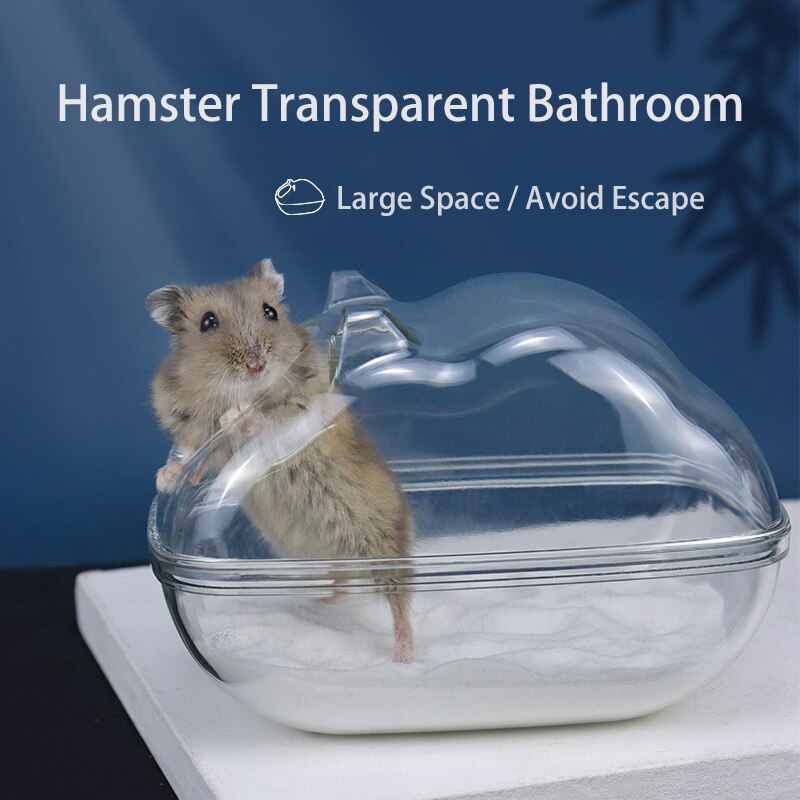 BUCATSTATE Hamster Zand Bad Container - Acryl Douche en Graven Room BUCATSTATE Hamster Zand Bad Container - Acryl Douche en Graven Room