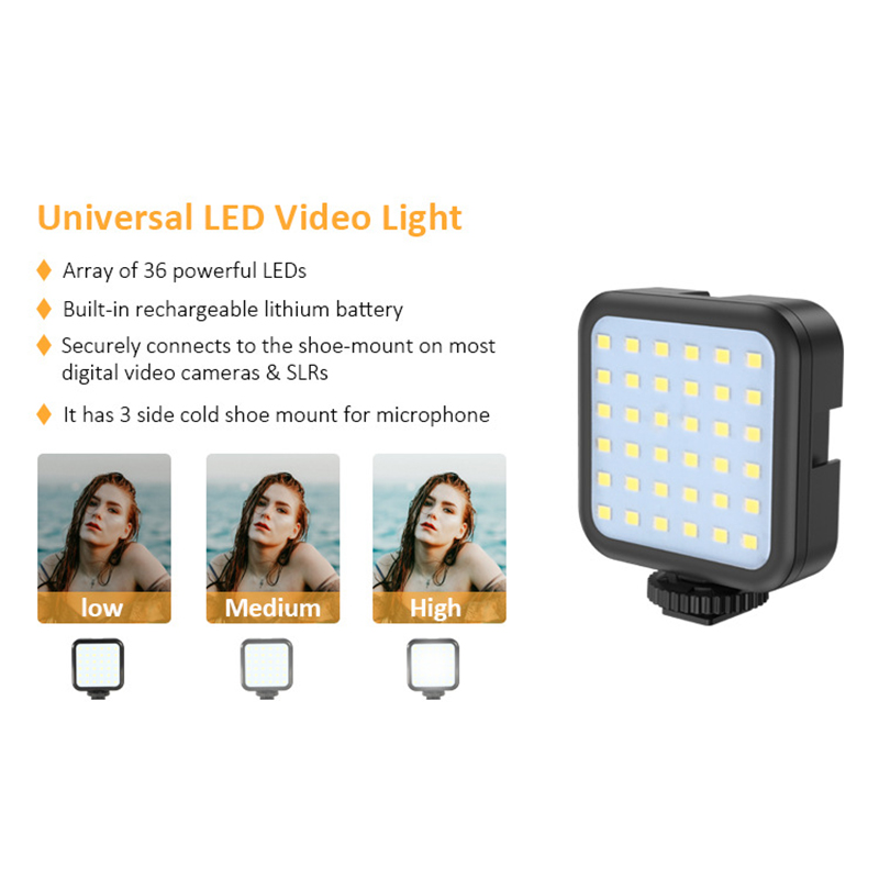 Smartphone Vlogging Kit LED Camera light with Tripod and Phone Holder Video Recording Equipment Light Tripod For Indoor Outdoor