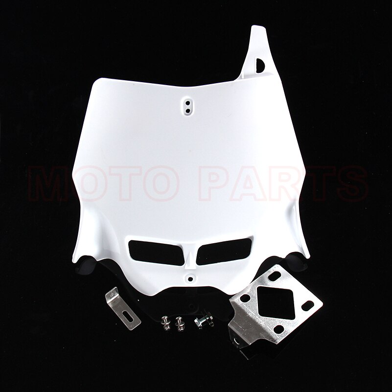 Plaque d'immatriculation universelle 250CC-450CC | Dirt Pit Bike, Motocross, plaque frontale pour revêtement en plastique