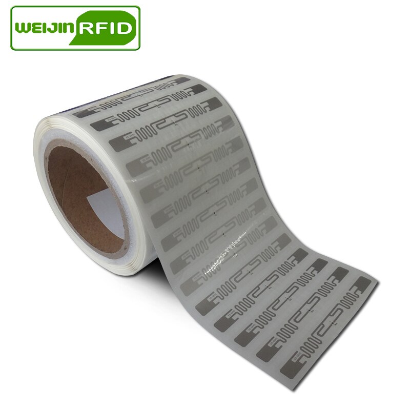 RFID tag UHF sticker Alien 9640 wet inlay 915mhz868mhz 860-960MHZ Higgs3 EPC 6C 50pcs adhesive passive RFID label