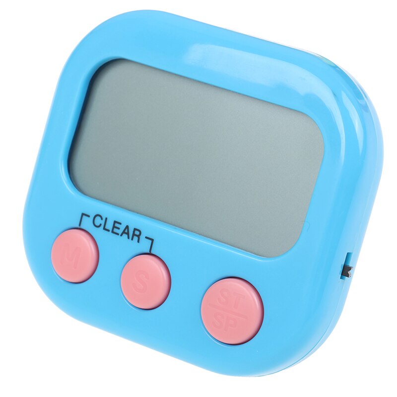 Magnetic LCD Digital Kitchen Countdown Timer Alarm With Stand White Kitchen Timer Practical Cooking Timer Alarm Clock