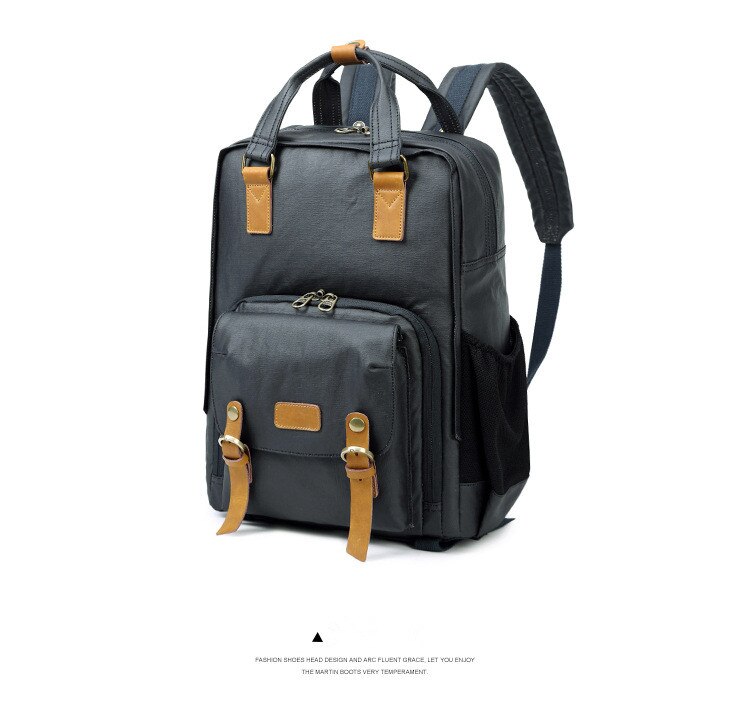 Retro Casual Waterproof Canvas DSLR Camera Bag Photography Tripod Cameras Backpack for Canon Nikon Sony