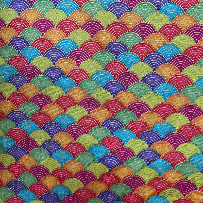 150 x 100cm fiskeskæl print bronzing bomuldsstof stof syning quiltning stof til patchwork håndarbejde diy håndlavet materiale