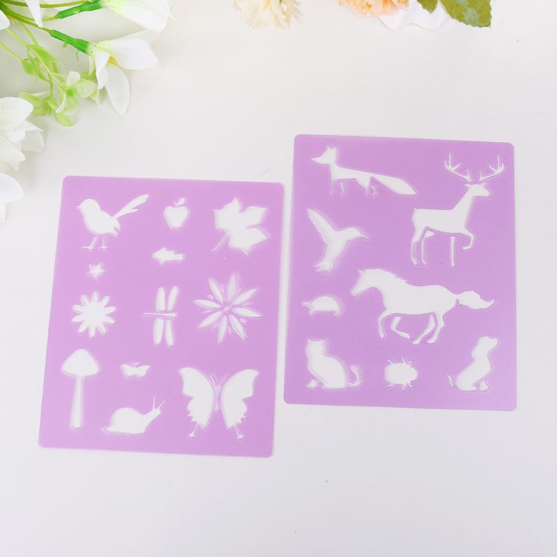 20Pcs Bullet Journal Stencil Set Plastic Planner Diy Tekening Sjabloon Dagboek Decor Craft