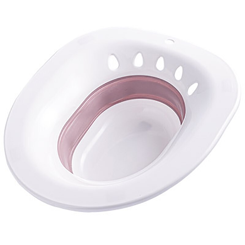 Siège amovible assise bassin de femmes enceintes Bidet santé tabouret naturel salle de bain vaginale soins postopératoires bassin adulte toilette: Pink