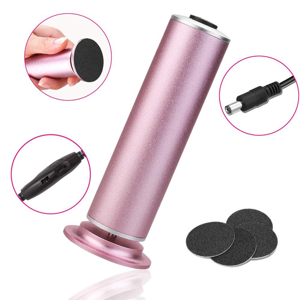 Fichier de pied électrique callosités dissolvant fichiers de pied dur peau morte polisseur exfoliant meulage pédicure pour Machine de soin des pieds