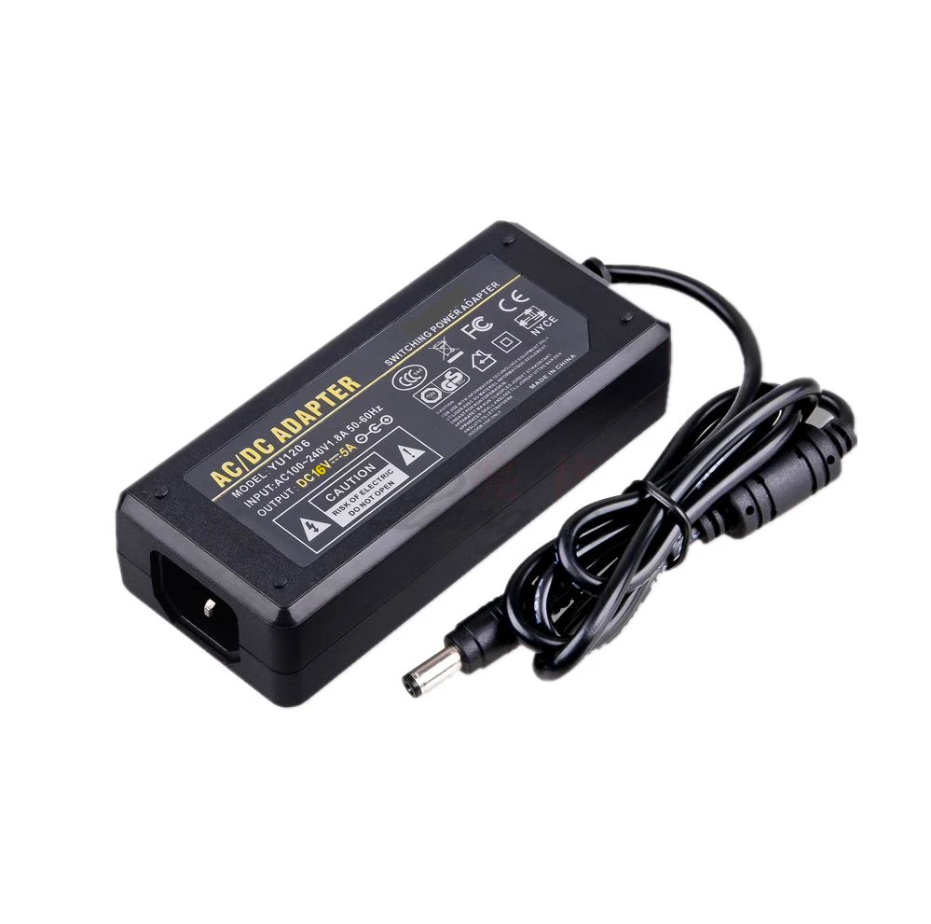 16V Switching Power Supply AC DC Adapter 16V 4A 5A 6A 64W 80W 96W LED Speaker Sound Audio Power Charger: Red