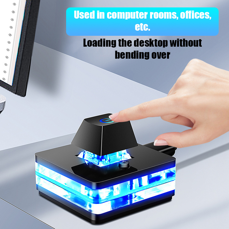 Interrupteur d'alimentation pour ordinateur de bureau, 1.8M, avec lumières LED, carte mère PC, démarrage externe, bouton marche/arrêt, câble d'extension pour la maison