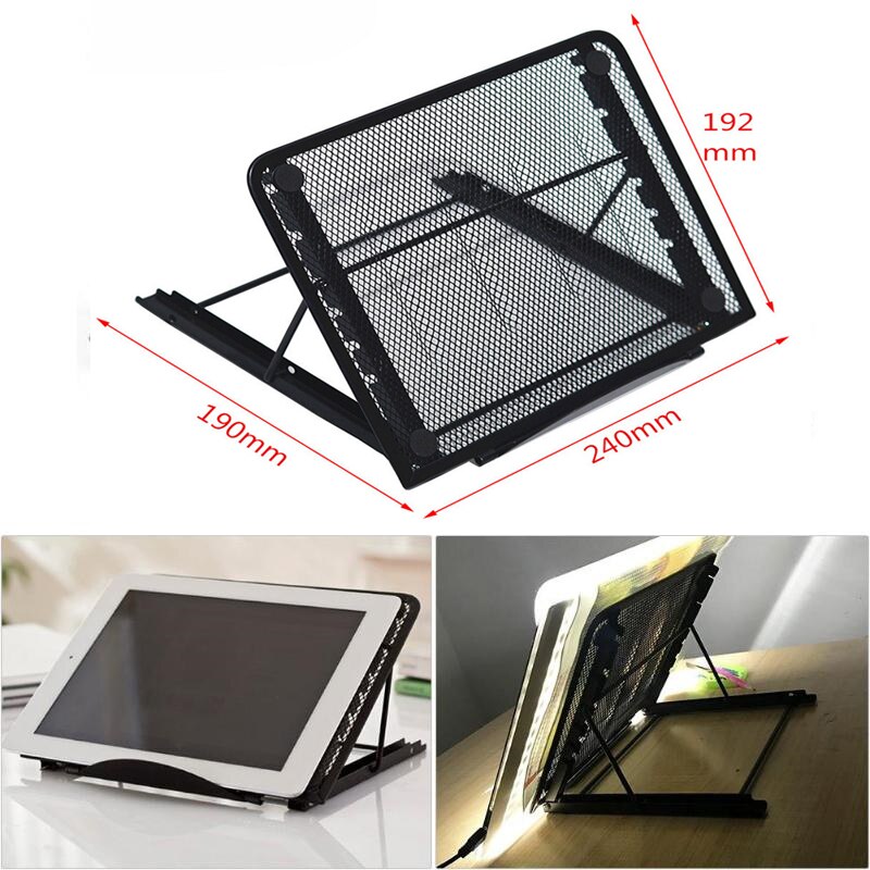 Metalen Mesh Opvouwbare Verstelbare Standaard Voor Ipad Iphone Samsung Tablet Pc Laptop Desk Houder Beugel Digitale Tablet Tekentafel