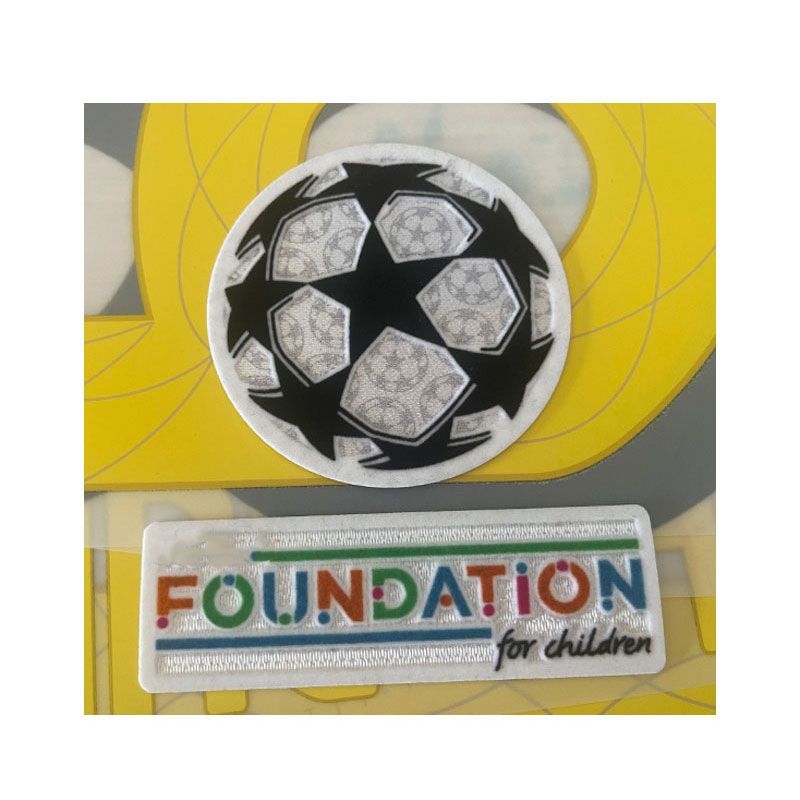 Naszywki Odporne na zużycie piłki sportowe Naprasowanka robić naszywki na koszulkę piłkarską Najwyższa jakość: BIAŁY