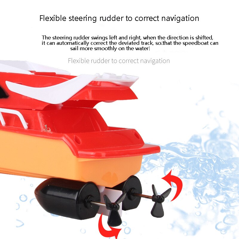 Bateau télécommandé, vitesse RC, modèle étanche, jouets de navigation, jouet pour enfants