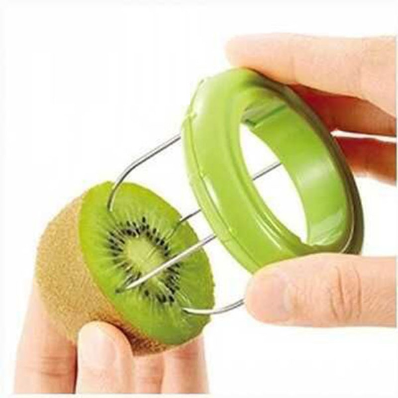 Stil madlavningsredskaber køkken frugt kiwi cutter enhed skære gravekerne twist slicer køkken skrælle til køkken tilbehør