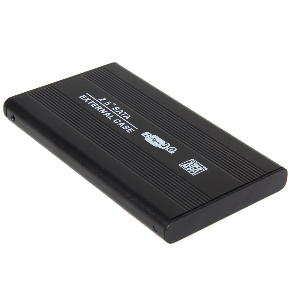 Carcasa de aluminio para disco duro externo HDD de pulgadas, accesorios de carcasa de 1TB, USB 3,0, color negro, 2,5