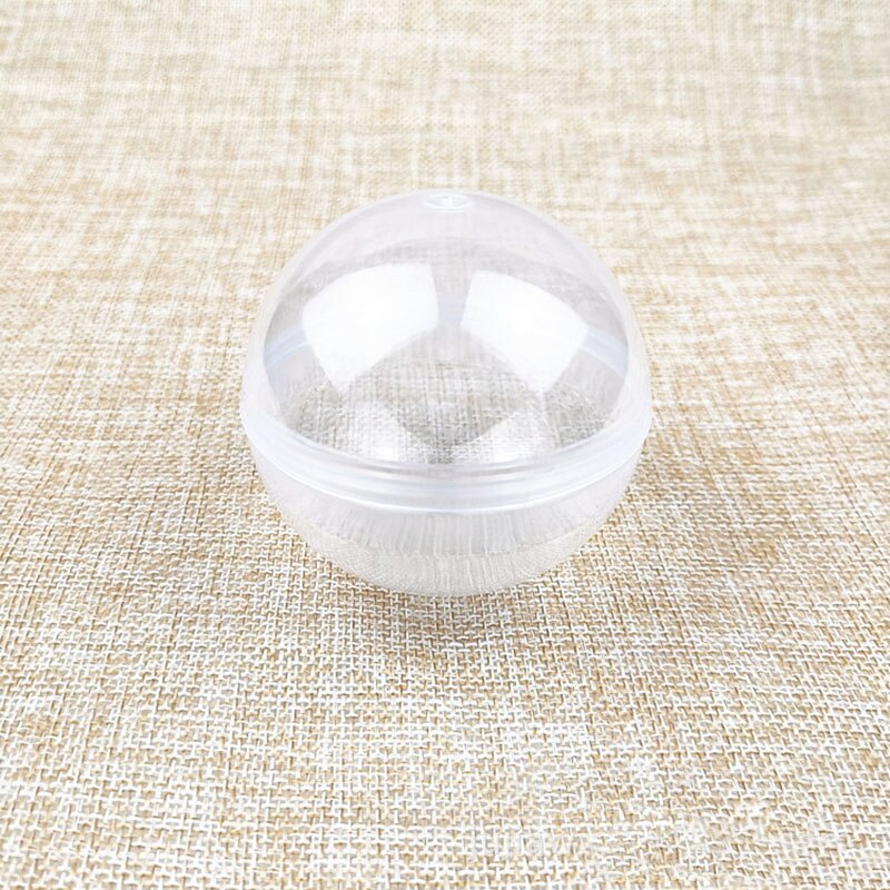 50pcs 65mm Empty Plastic Capsules Round Plastic Toy Capsules Plastic Vending Balls Toy Packing Ball
