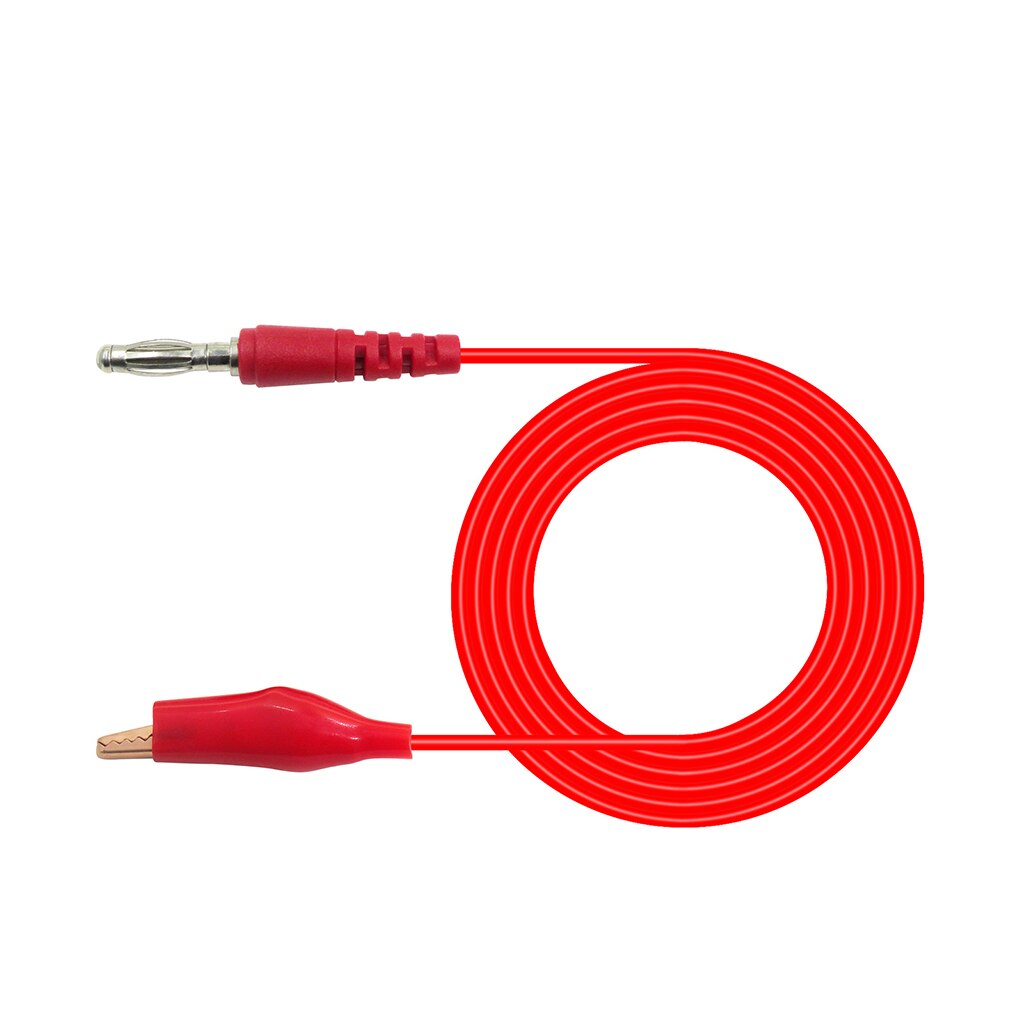 5 Pcs Elektrische Test Kabel, Banana Plug Alligator Clip-Krokodil Clips Test Jumper, Heavy Duty