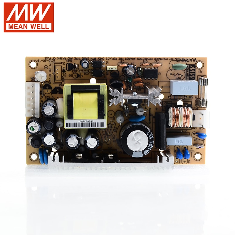 Middelbrønd pd -45a 40w 5v 12v dual output switching power supply 110v/220v ac  to 5v 12v dc 3.2a 2a pcb type open frame smps
