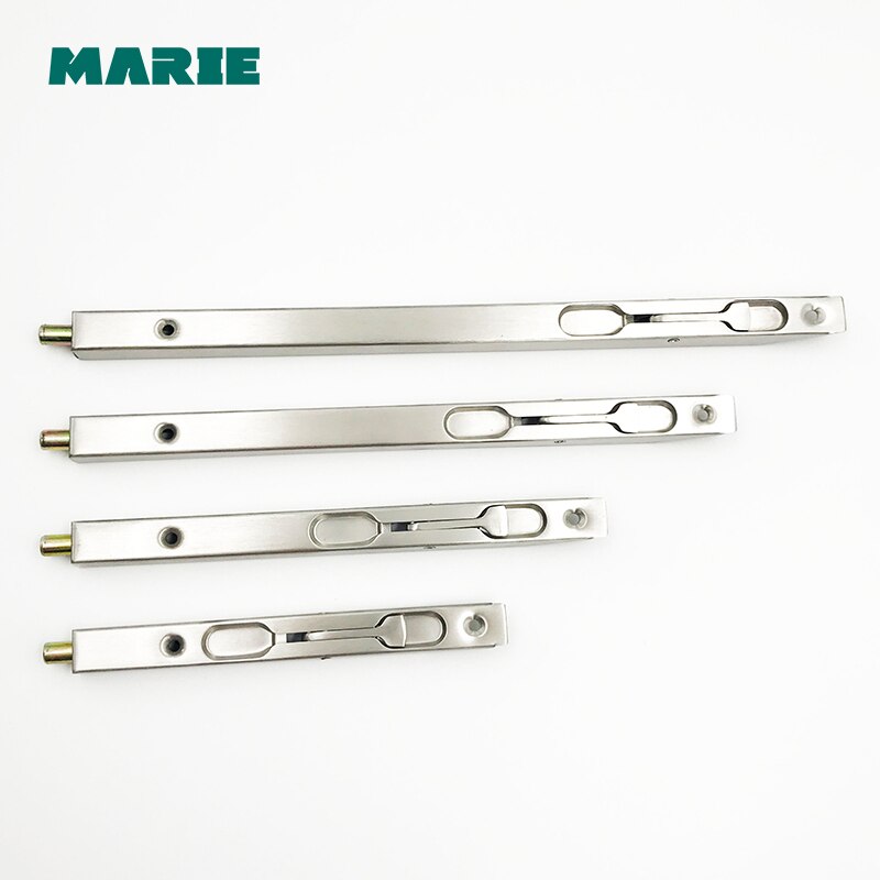 Stainless Steel Door Bolt Security Guard Square Door Latch Anti-theft Sliding Lock Barrel Slide Lock