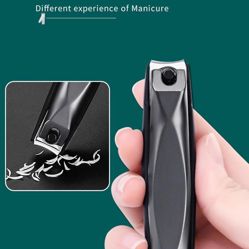 Splash-proof Nail Clippers Profession Nail Toe Clipper Cutter Trimmer Scissor Stainless Steel Fingernail Manicure Pedicure Tools