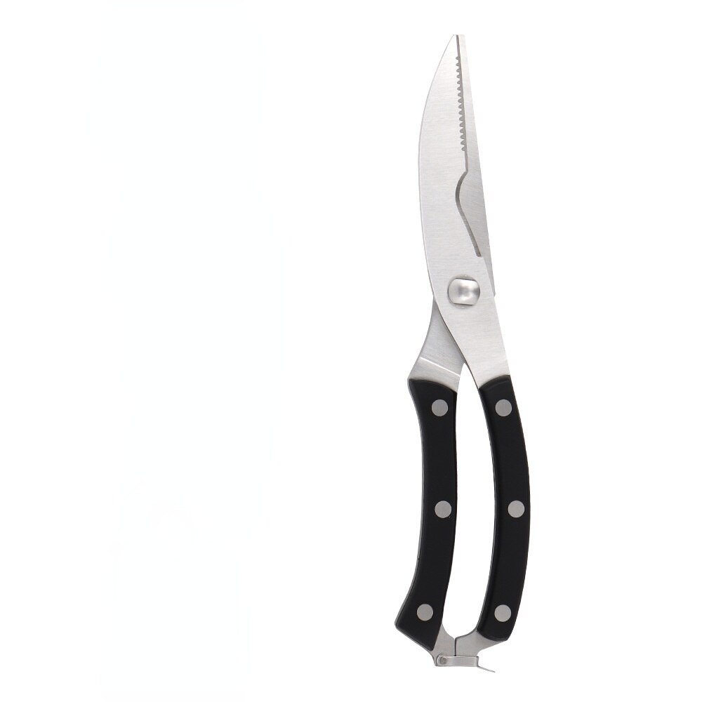 1pcs Strong Knives Kitchen Stainless Steel Poultry Fish Chicken Bone Scissors Kitchen Gadgets Chef Japanese Knife Cooking: ABS P1