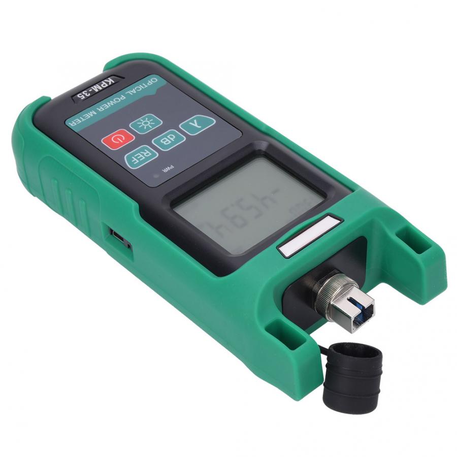 KMP-35 High Precision Optical Power Meter Measuring Instrument with 6 Wavelength -70dBm - +10dBm Testing Tool Equipment