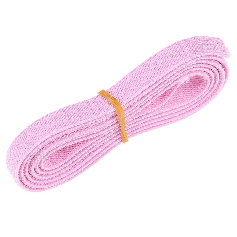 Length 100cm Width 10MM DIY Sewing Supplies Elastic Tape/Hand Made Belt/Colorful Elastic Band/Webbing For Clothing Colors: pink