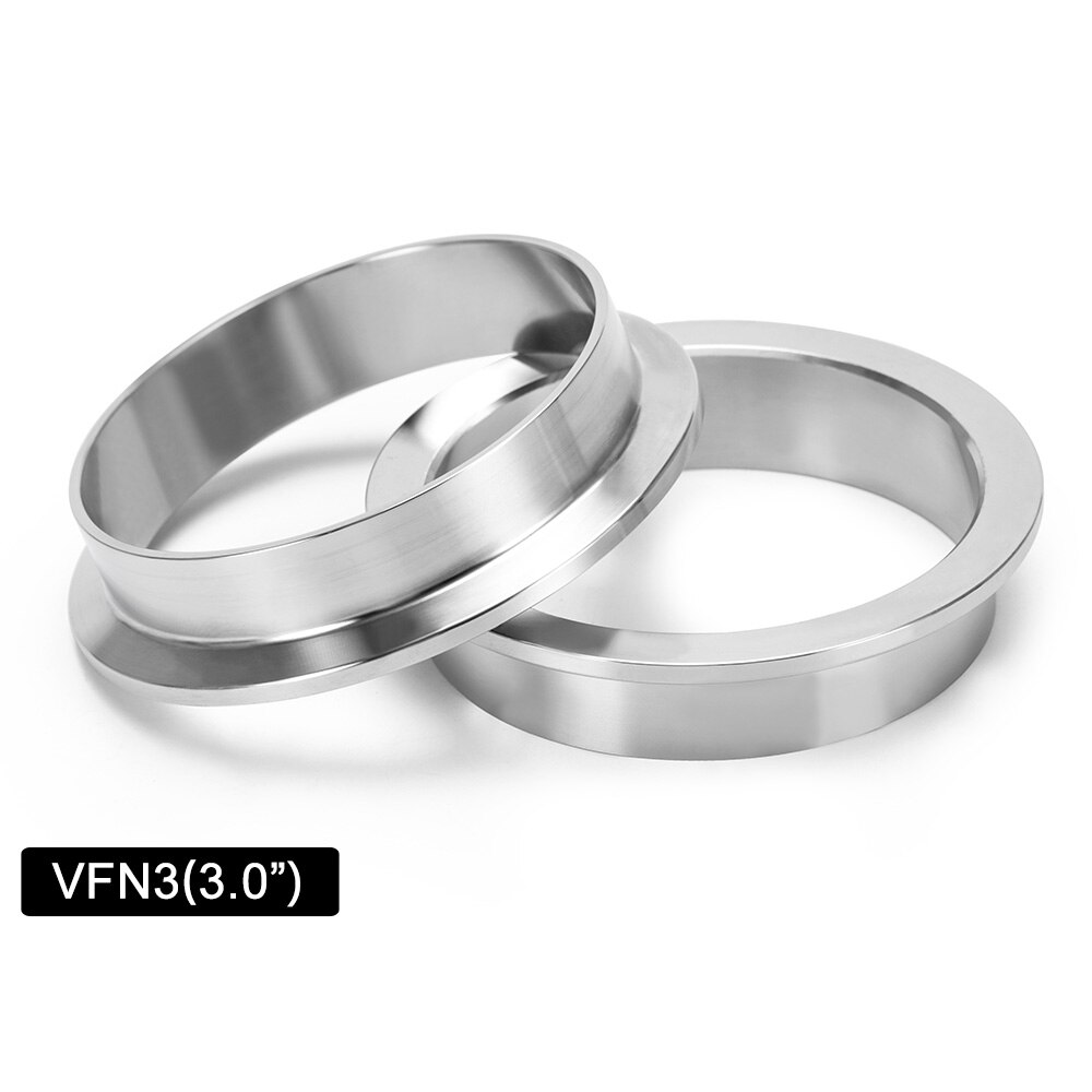 PQY - (2 sztuk/partia) 3.0 "V-opaska kołnierzowa wysokiej jakości stali nierdzewnej 304 kobieta i mężczyzna lub normalny kołnierz pasowy V opaska kołnierzowa: normalna