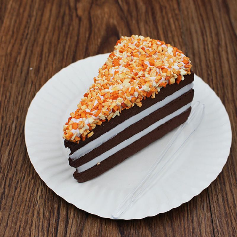 Pastel Triangular realista de simulación Artificial muestra accesorios de fotografía decoración del hogar 67JB