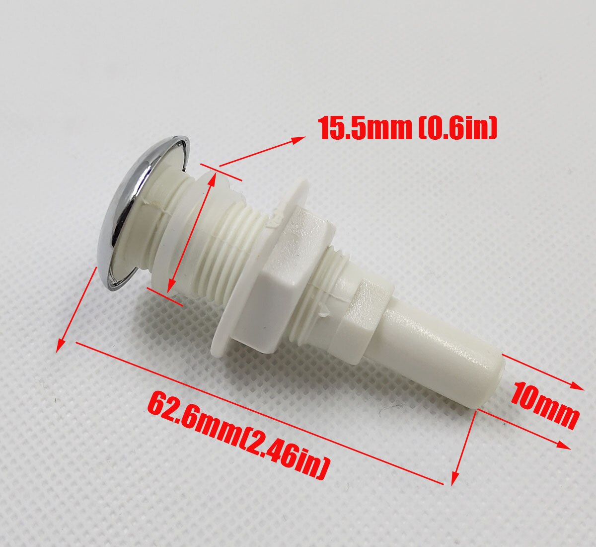 Bad spa luchtbel jet met verchromen, air blower nozzle 60-05 air jet