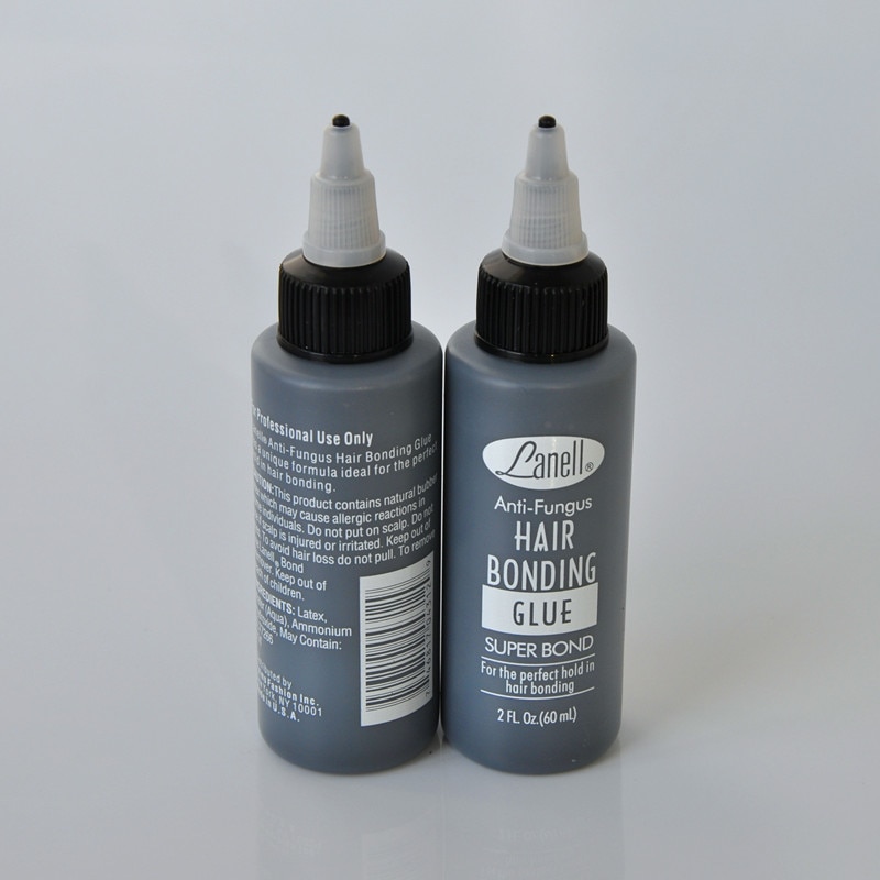 Svart 2fl oz  (60ml)  hår veving bond hår lim lim for bond hår veving / blonder front parykk / toupee parykk lim
