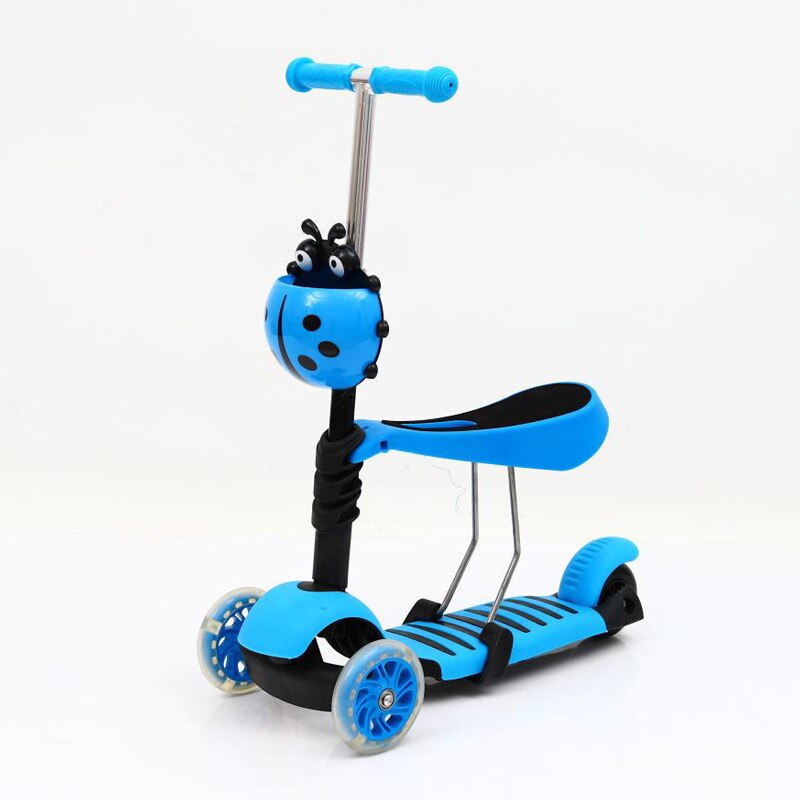 Alwaysme Kind Kids Baby Scooter & Loopfiets Voor Leeftijden 24-60 Maanden: Blue