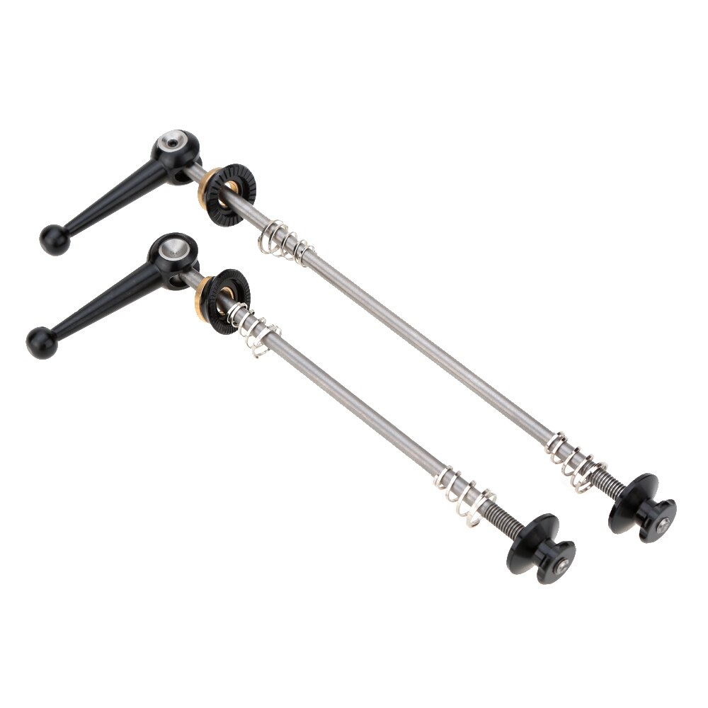 2Pcs Bicycle Skewers Ultralight Quick Release Titanium Skewers for MTB Road Bike Bicycle Skewers