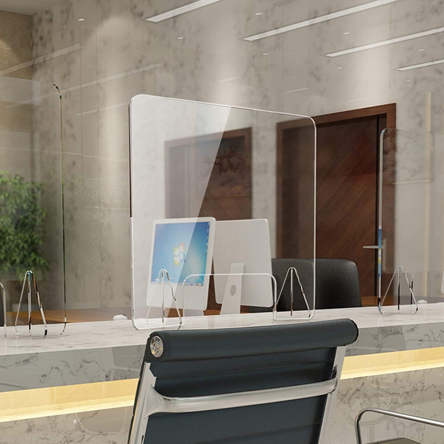 16 zoll x 16 zoll Plexiglas Schild Klar Acryl Niesen Bildschirm Schutz Für Zähler, Büro, rezeption Mit Transaktion Fenster