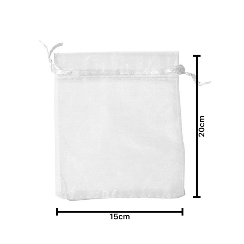 1-100Pcs Bundle Mouth Organza Drawstring Garden Bird Proof Net Fruit Protection Bag Mesh Packaging Bags Gardening Tools: S / Yellow