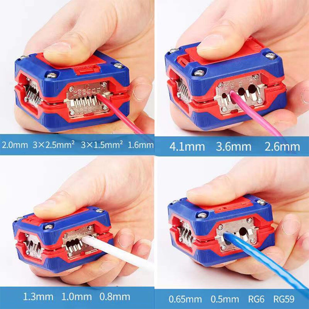 Multi-purpose Wire stripper box Portable Wire Stripper Cable Cutter Stripping Tool Automatic Peeling Pliers strip hand tools