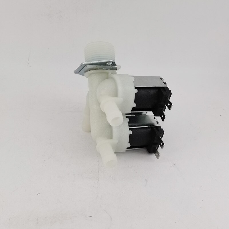 Low water pressure 3 way water solenoid valve 12V 24V flow control valve Parallel type one in three out