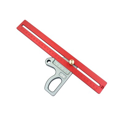 200/300/400mm 45 degree ruler Aluminum marking Ruler Height Ruler Woodworking Scriber Woodworking Scribe Gauge Measuring Tool: 300mm