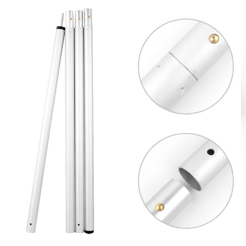 2Pcs 280mm Folding Tent Pole Support Stand Outdoor Camping Awning Rod Beach Tent Rods Accessories for Tents Shelters