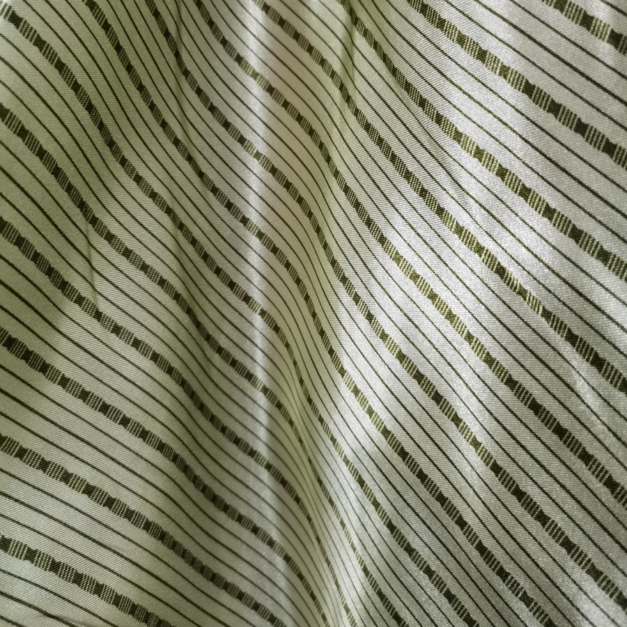 Tira de satén étnico tejido cinta Material brillante Charmeuse poliéster Tilda Material de la bufanda: 1 light green
