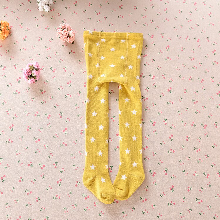 Dziewczynek rajstopy noworodka rajstopy dziecięce miękka bawełniana obcisłe pończochy dziecięce gwiazda niemowlę małe dziewczynki ubrania 2018